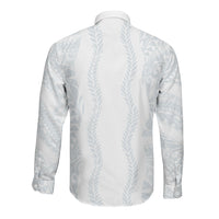 Samoa Lotu Tamaiti Long Sleeve Button Shirt Teuila With Tribal Motifs LT05 - Polynesian Pride