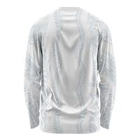 Samoa Lotu Tamaiti Long Sleeve Shirt Teuila With Tribal Motifs LT05 - Polynesian Pride