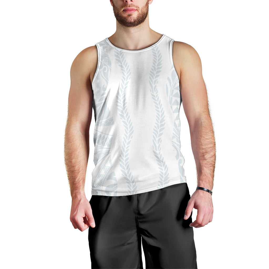 Samoa Lotu Tamaiti Men Tank Top Teuila With Tribal Motifs LT05 - Polynesian Pride