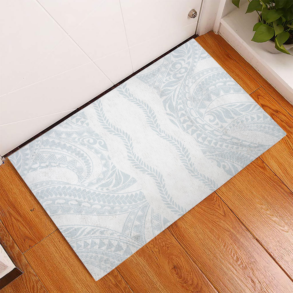 Samoa Lotu Tamaiti Rubber Doormat Teuila With Tribal Motifs LT05 - Polynesian Pride
