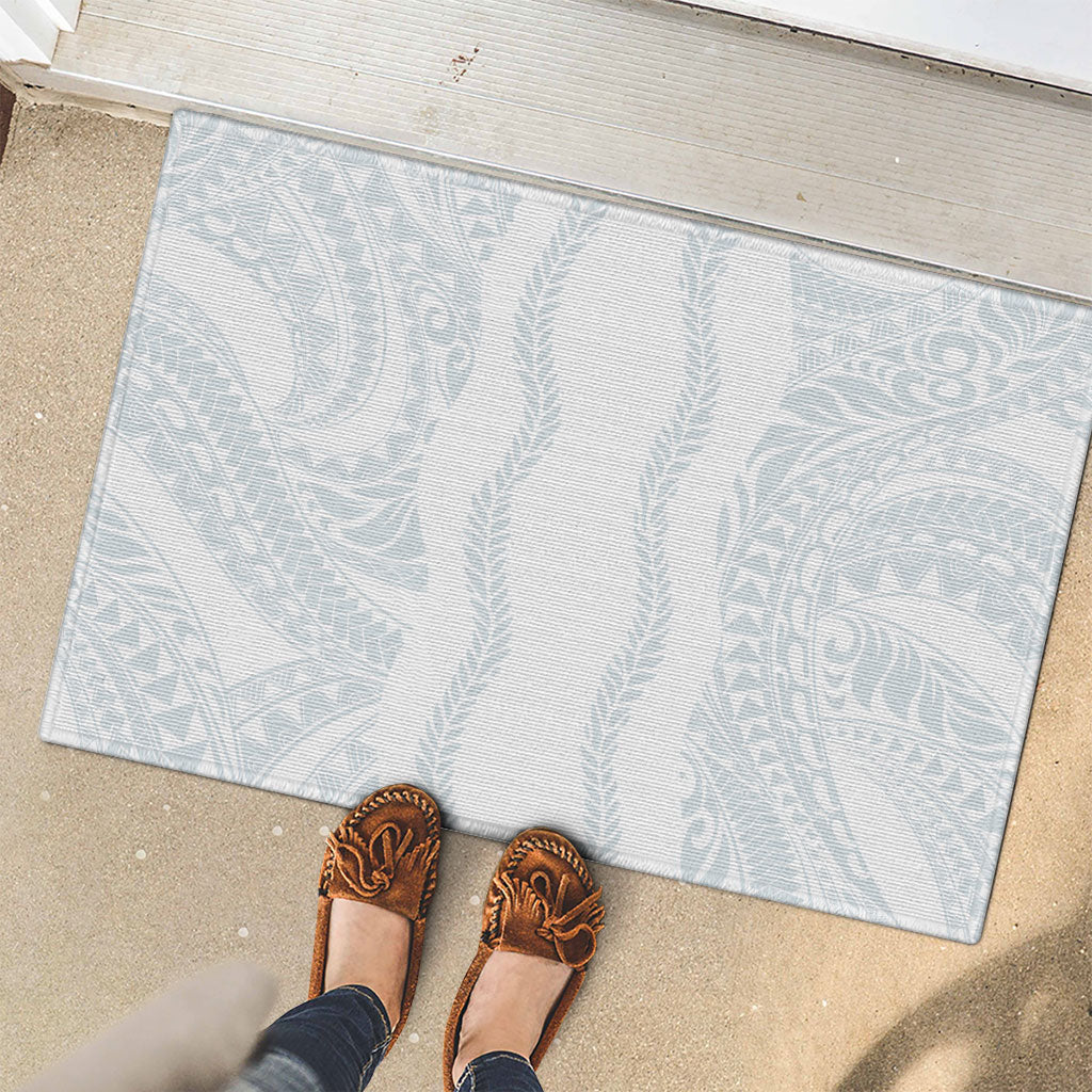 Samoa Lotu Tamaiti Rubber Doormat Teuila With Tribal Motifs LT05 - Polynesian Pride