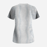 Samoa Lotu Tamaiti Scrub Top Teuila With Tribal Motifs LT05 - Polynesian Pride