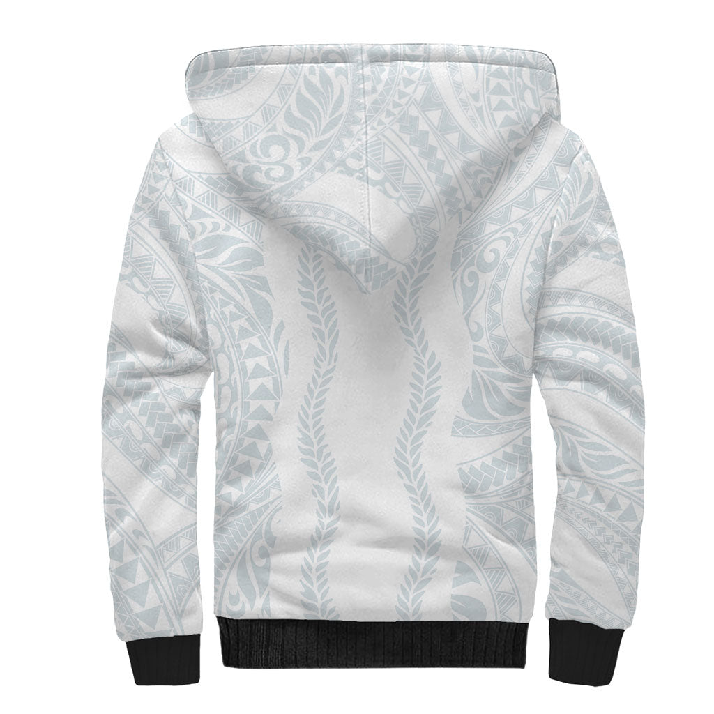 Samoa Lotu Tamaiti Sherpa Hoodie Teuila With Tribal Motifs LT05 - Polynesian Pride