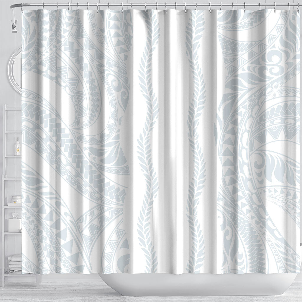 Samoa Lotu Tamaiti Shower Curtain Teuila With Tribal Motifs