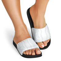 Samoa Lotu Tamaiti Slide Sandals Teuila With Tribal Motifs LT05 - Polynesian Pride