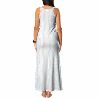 Samoa Lotu Tamaiti Tank Maxi Dress Teuila With Tribal Motifs LT05 - Polynesian Pride