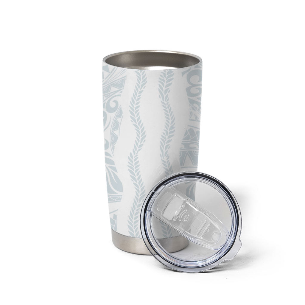 Samoa Lotu Tamaiti Tumbler Cup Teuila With Tribal Motifs LT05 - Polynesian Pride