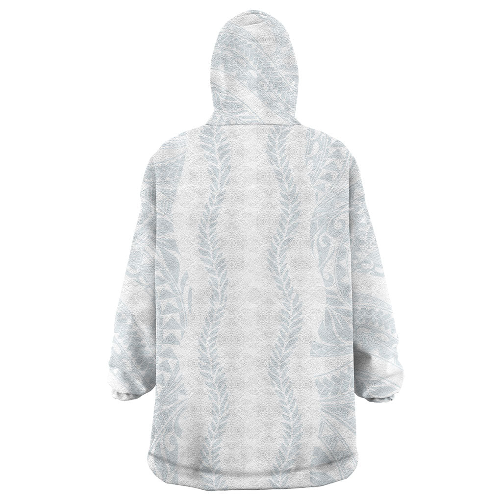 Samoa Lotu Tamaiti Wearable Blanket Hoodie Teuila With Tribal Motifs LT05 - Polynesian Pride