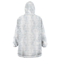 Samoa Lotu Tamaiti Wearable Blanket Hoodie Teuila With Tribal Motifs LT05 - Polynesian Pride