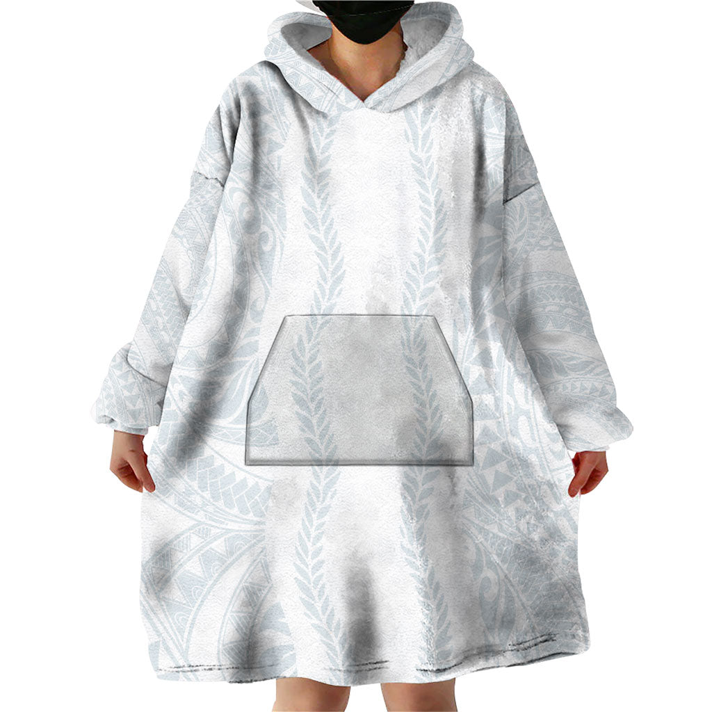 Samoa Lotu Tamaiti Wearable Blanket Hoodie Teuila With Tribal Motifs LT05 - Polynesian Pride