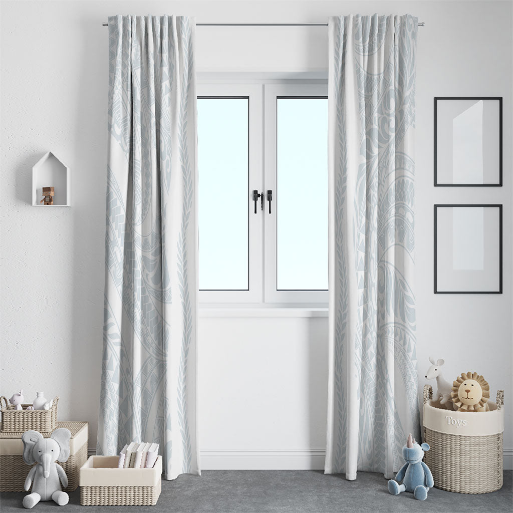 Samoa Lotu Tamaiti Window Curtain Teuila With Tribal Motifs LT05 - Polynesian Pride
