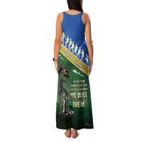 Solomon Islands Remembrance Day Family Matching Tank Maxi Dress and Hawaiian Shirt Lest We Forget