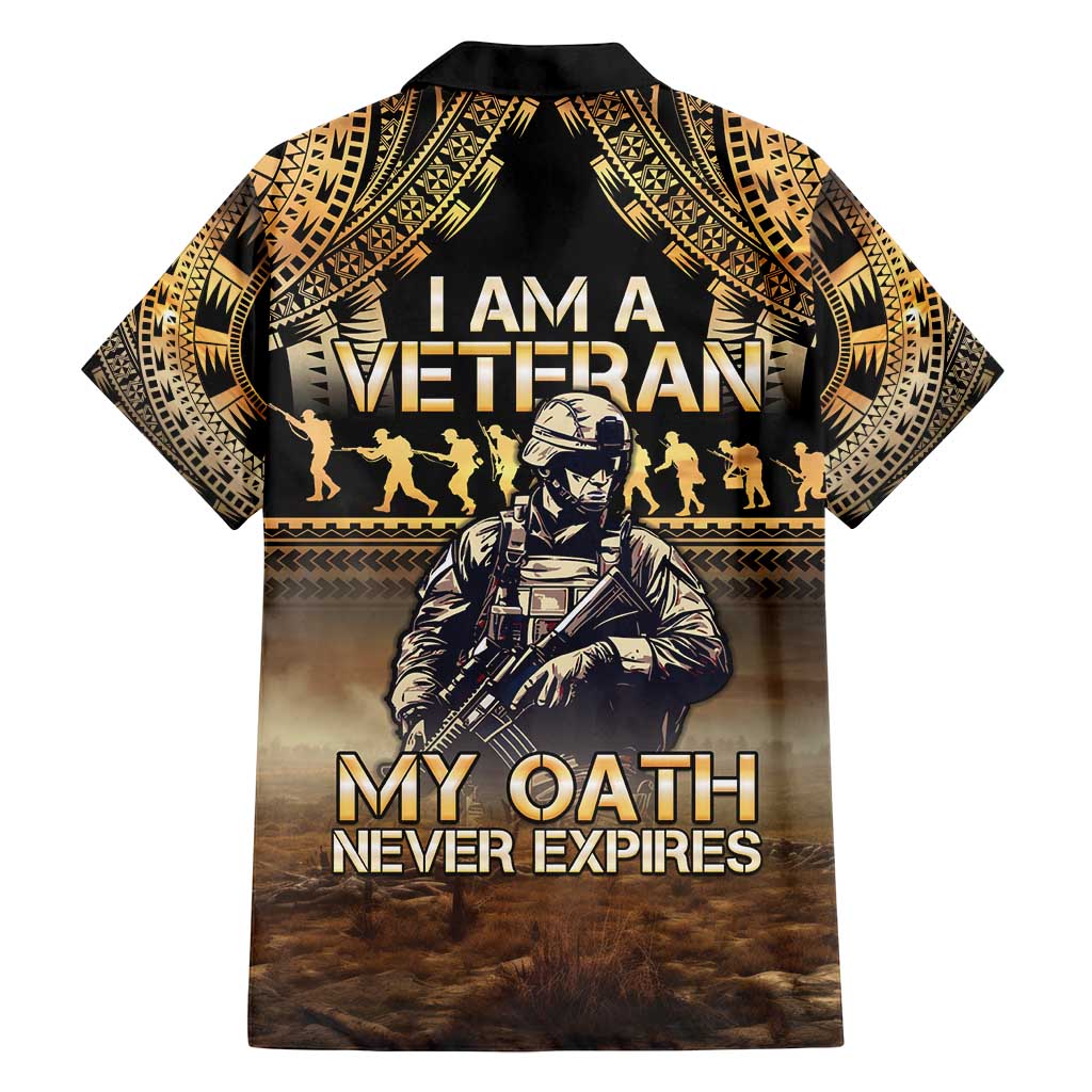 Polynesia Veterans Day Family Matching Summer Maxi Dress and Hawaiian Shirt Thank You Veterans Polynesian Pattern
