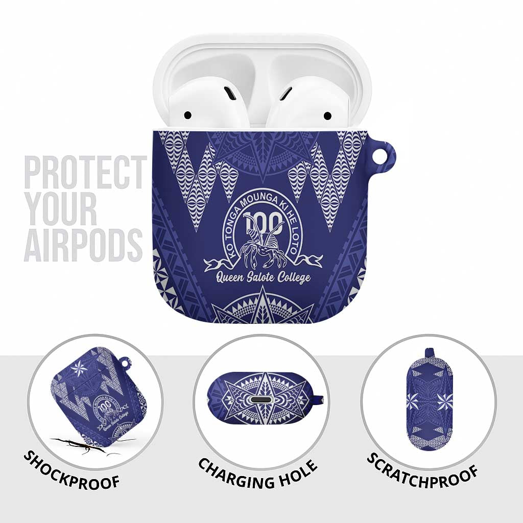 Queen Salote College Centenary AirPods Case Tongan Kupesi Pattern - Polynesian Pride