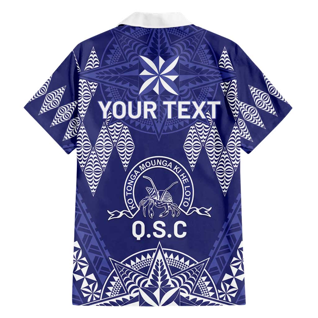 Personalised Queen Salote College Centenary Hawaiian Shirt Tongan Kupesi Pattern - Polynesian Pride