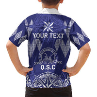 Personalised Queen Salote College Centenary Hawaiian Shirt Tongan Kupesi Pattern - Polynesian Pride