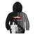 Pearl Harbor Remembrance Day Kid Hoodie USS Arizona In Memory With Polynesian Pattern LT05 - Polynesian Pride