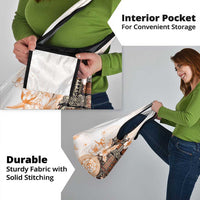 Fiji Grocery Bag Masi Tapa Pattern Brown