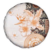 Fiji Spare Tire Cover Masi Tapa Pattern Brown LT05 - Polynesian Pride