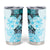 Fiji Tumbler Cup Masi Tapa Pattern Blue