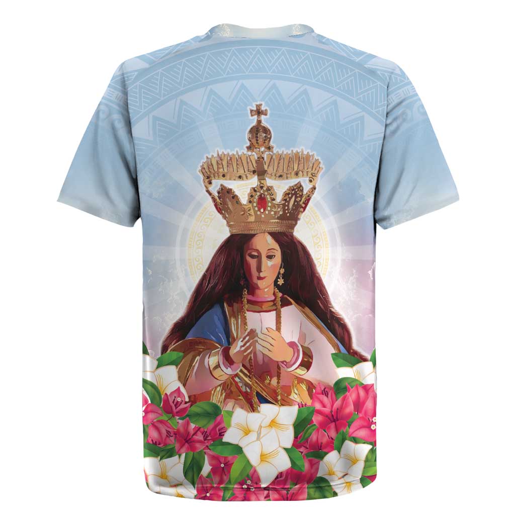 Guam Patroness Rugby Jersey The Legend Santa Marian Kamalen