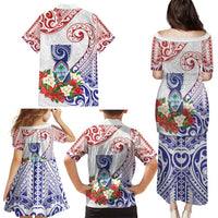 Happy Guam Santa Marian Kamalen Day Family Matching Puletasi and Hawaiian Shirt LT05 - Polynesian Pride