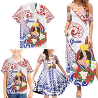 Happy Guam Santa Marian Kamalen Day Family Matching Summer Maxi Dress and Hawaiian Shirt