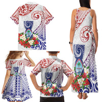 Happy Guam Santa Marian Kamalen Day Family Matching Tank Maxi Dress and Hawaiian Shirt LT05 - Polynesian Pride