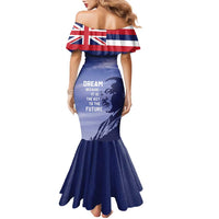 Hawaii MLK Day Family Matching Mermaid Dress and Hawaiian Shirt