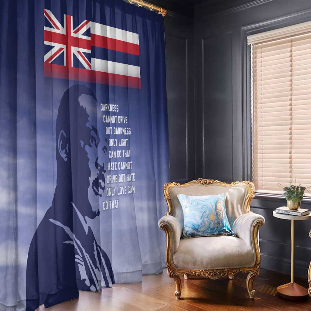 Hawaii MLK Day Window Curtain