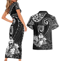 Guam MLK Day Couples Matching Short Sleeve Bodycon Dress and Hawaiian Shirt The Legacy Of MLK LT05 - Polynesian Pride