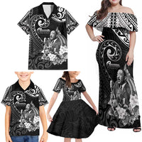 Guam MLK Day Family Matching Off Shoulder Maxi Dress and Hawaiian Shirt The Legacy Of MLK LT05 - Polynesian Pride