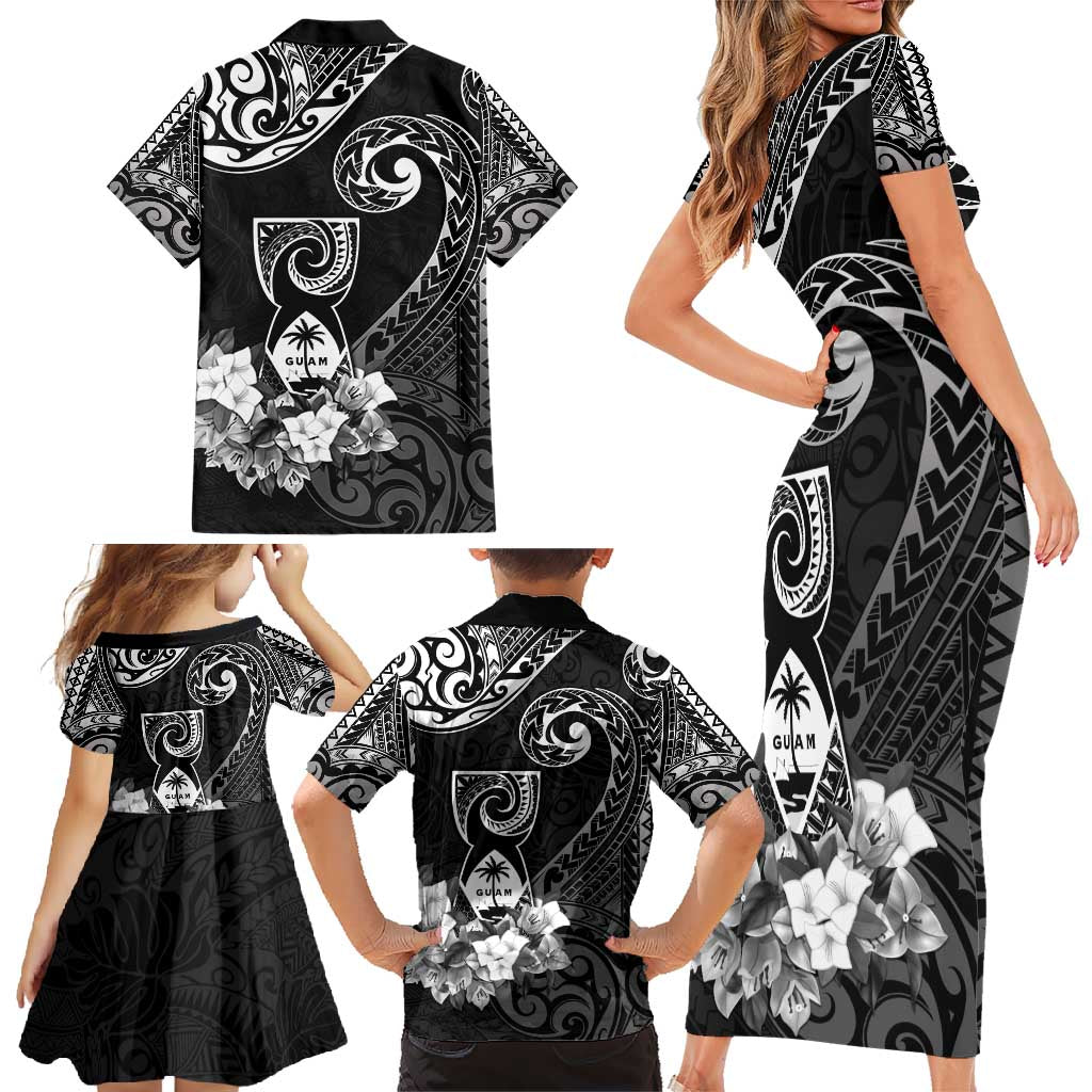 Guam MLK Day Family Matching Short Sleeve Bodycon Dress and Hawaiian Shirt The Legacy Of MLK LT05 - Polynesian Pride