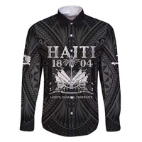Haiti 1804 Family Matching Summer Maxi Dress and Hawaiian Shirt Polynesian Silver Neg Maron