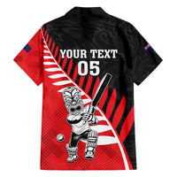 Custom New Zealand Canterbury Cricket Family Matching Tank Maxi Dress and Hawaiian Shirt With Maori Pattern LT05 - Polynesian Pride