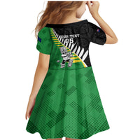Custom New Zealand Central Districts Cricket Family Matching Mermaid Dress and Hawaiian Shirt With Maori Pattern LT05 - Polynesian Pride