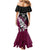 Custom New Zealand Northern Districts Cricket Family Matching Mermaid Dress and Hawaiian Shirt With Maori Pattern