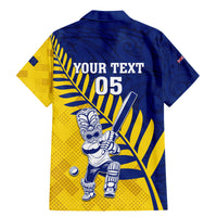 Custom New Zealand Otago Cricket Family Matching Mermaid Dress and Hawaiian Shirt With Maori Pattern LT05 - Polynesian Pride