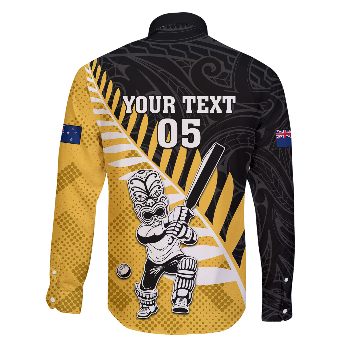 Custom New Zealand Wellington Cricket Family Matching Puletasi and Hawaiian Shirt With Maori Pattern LT05 - Polynesian Pride