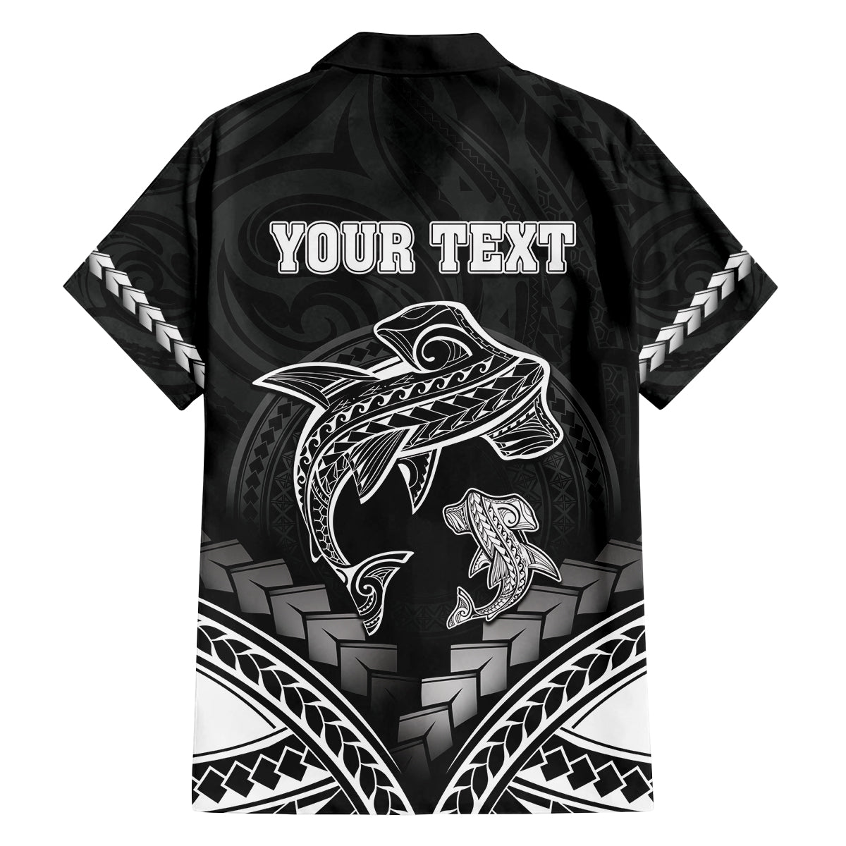 Personalised Happy Father's Day Family Matching Off Shoulder Maxi Dress and Hawaiian Shirt I Love You Dad Polynesian Style LT05 - Polynesian Pride