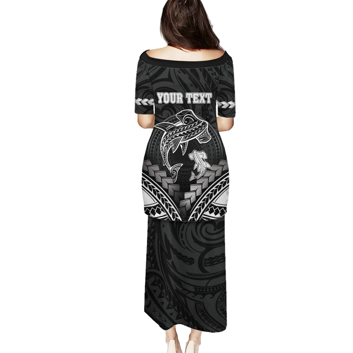 Personalised Happy Father's Day Family Matching Puletasi and Hawaiian Shirt I Love You Dad Polynesian Style LT05 - Polynesian Pride