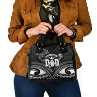 Happy Father's Day Shoulder Handbag I Love You Dad Polynesian Style