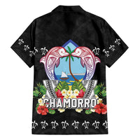 Guam Chamorro Family Matching Tank Maxi Dress and Hawaiian Shirt Tribal Latte Stone With Dolphins Black LT05 - Polynesian Pride