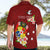 Personalized Tonga Hawaiian Shirt Coat Of Arms Plumeria With Ngatu Pattern LT05 - Polynesian Pride