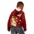 Personalized Tonga Kid Hoodie Coat Of Arms Plumeria With Ngatu Pattern LT05 - Polynesian Pride