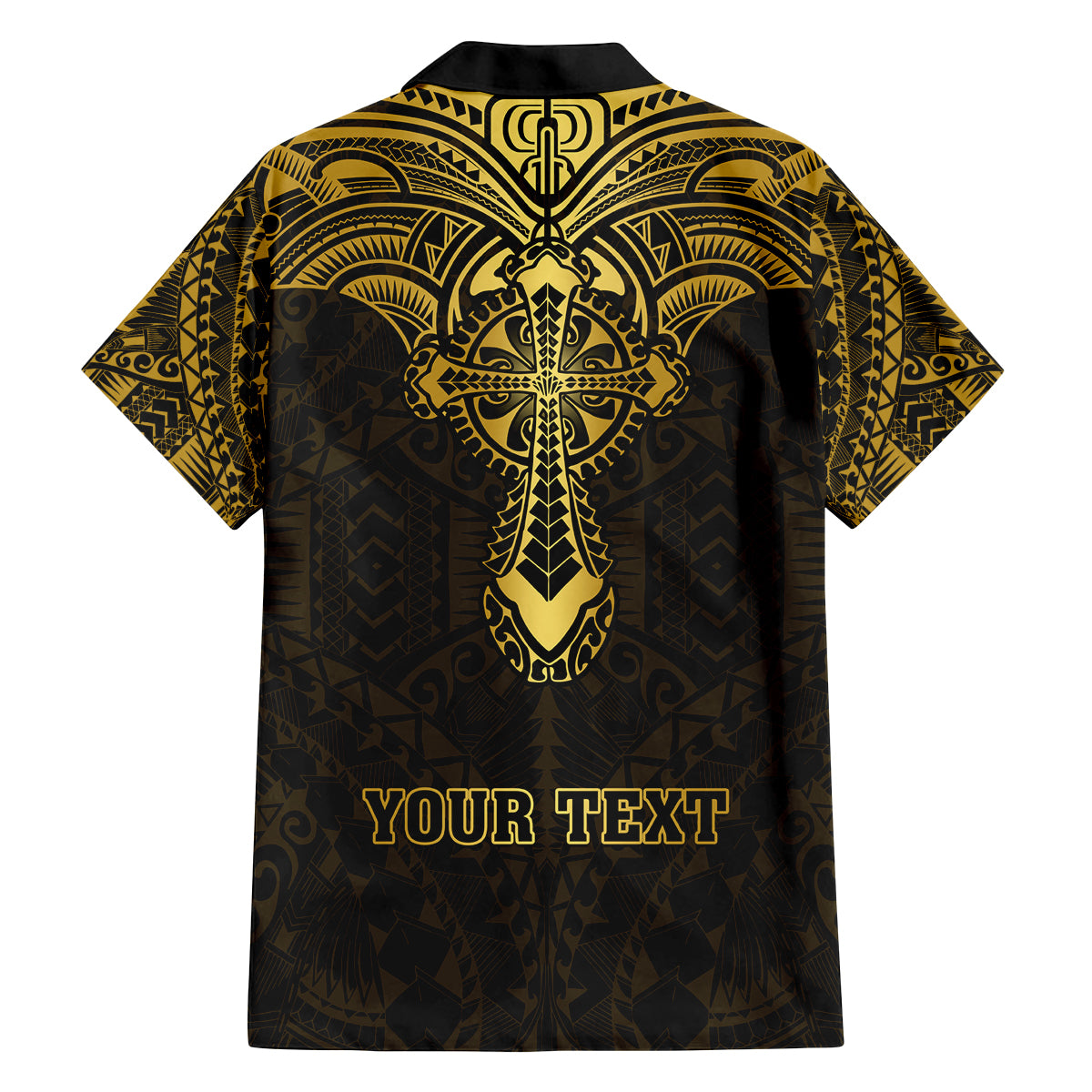 Personalized Polynesia Family Matching Tank Maxi Dress and Hawaiian Shirt With Christian Cross LT05 - Polynesian Pride