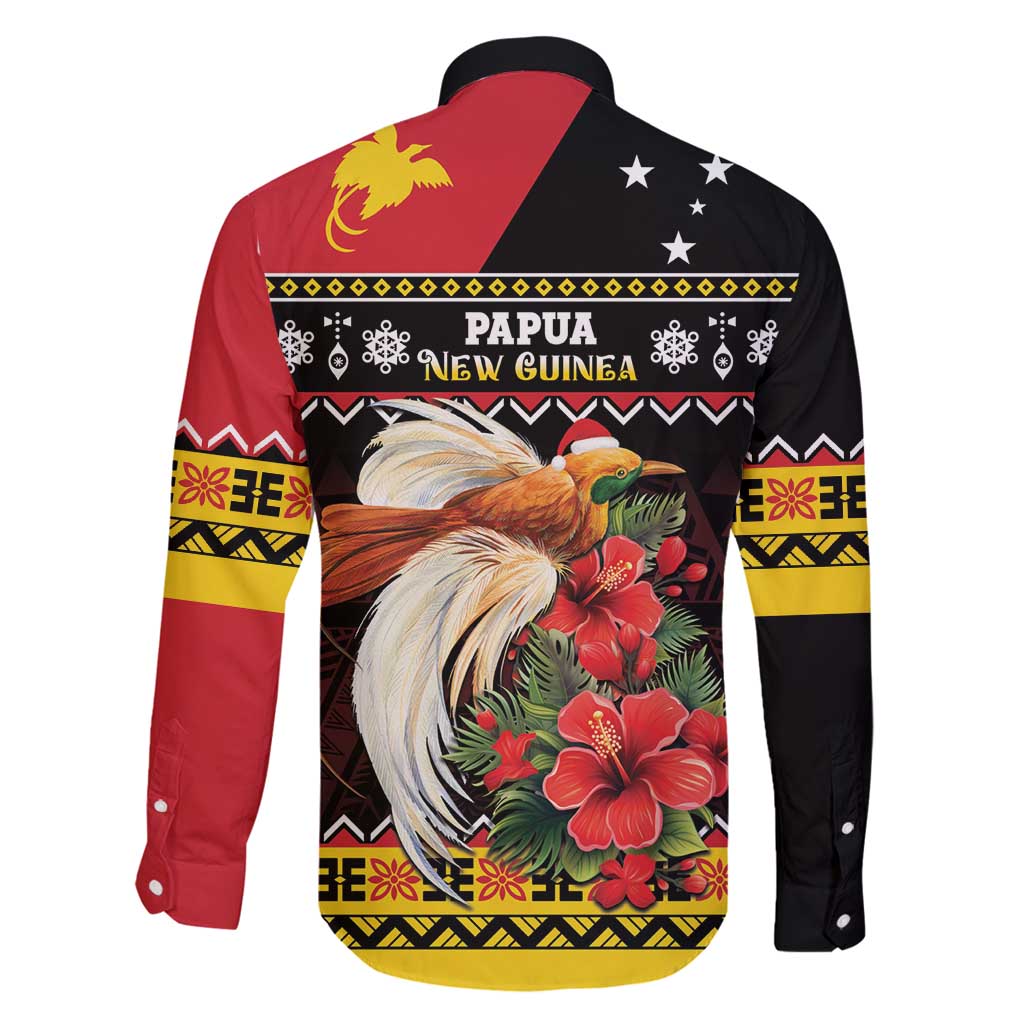 Papua New Guinea Christmas Family Matching Summer Maxi Dress and Hawaiian Shirt Bird Of Paradise Hamamas Krismas LT05 - Polynesian Pride