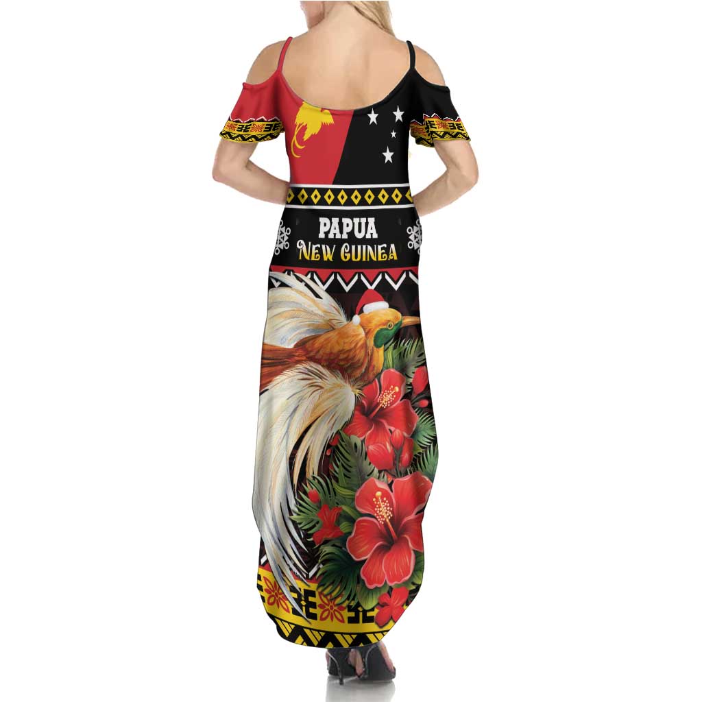 Papua New Guinea Christmas Family Matching Summer Maxi Dress and Hawaiian Shirt Bird Of Paradise Hamamas Krismas LT05 - Polynesian Pride