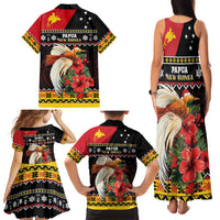 Papua New Guinea Christmas Family Matching Tank Maxi Dress and Hawaiian Shirt Bird Of Paradise Hamamas Krismas LT05 - Polynesian Pride