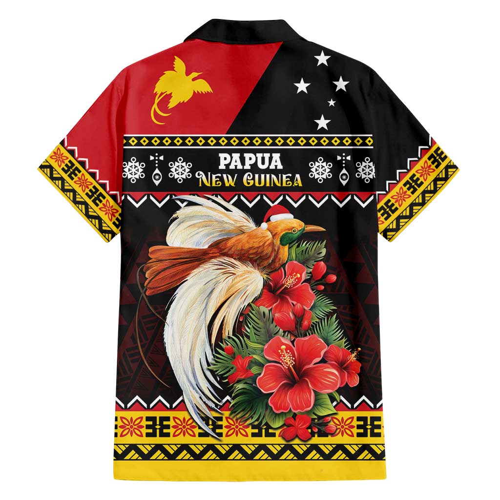 Papua New Guinea Christmas Family Matching Tank Maxi Dress and Hawaiian Shirt Bird Of Paradise Hamamas Krismas LT05 - Polynesian Pride